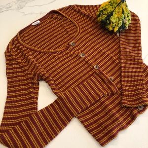 Garage striped long sleeve